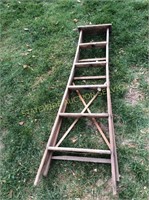 5 step wooden ladder