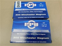 PPU 300win mag 180gr SP 40rds
