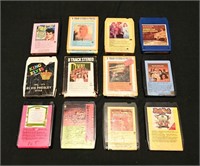 (12) 8-TRACK CASSETTE TAPES COLLECTION