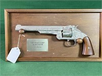 Franklin Mint Display Firearm & Plaque