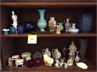 Assorted Porcelain and Glassware