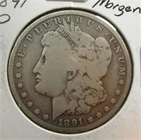 1891 Morgan Dollar