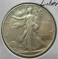1943 P Walking Liberty Half Dollar