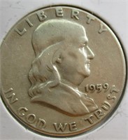 1959 Franklin Half Dollar