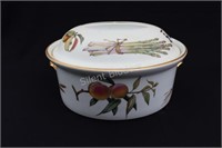 Large  Evesham Royal Worcester England Casserole