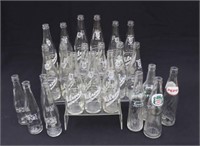 Clear Collector Wilson's, Crush, Lucky One Bottles