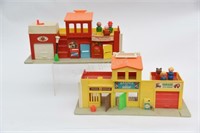 Fisher Price Vintage "Play Family Village"