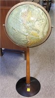 Mid Century Modern Globe on Stand