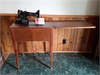 Electric Singer Sewing 99 - 31 Model In Cabinet