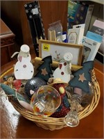 Basket of Old New Stock of Xmas & HH