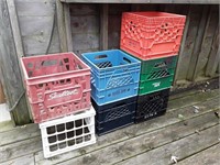 7 Assorted Crates