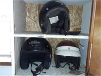 3 Helmets Sz Small