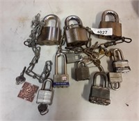 Assortment Of Locks  Missing Keys