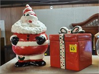 Santa & Xmas Gift Cookie Jars