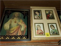 Lot of 4 Vintage Religious Pictures