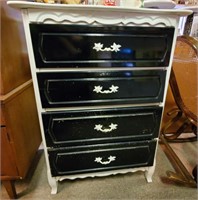 Black & White Painted Chest of Drawers