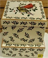 2 Boxes of Cardinal Mugs & Desert Plates