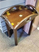 Wood Butler Tray Table