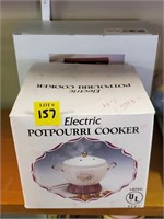 Lot of Electric Potpourri Cooker & Rosewood