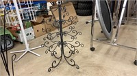 Metal jewelry hanger. 30 inches tall