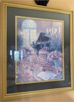 36" x 42" Framed Piano Print