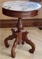 Marble Top End Table