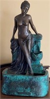 Bronze Deco Nude Fountain