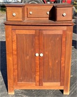 Stepback Primitive Cupboard