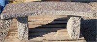 42" Granite Art Bench