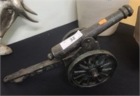 10.5 INCH LONG CAST IRON CANNON