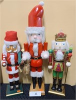 3 NUTCRACKERS 15 & 20 INCHES TALL