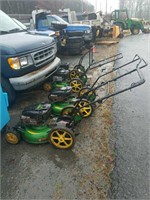 (4) John Deere Mowers JS60H