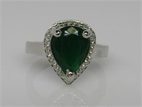 3 ct Emerald Ring