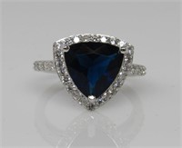 Sapphire & Topaz Ring