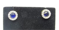 2.5 ct Sapphire Earrings