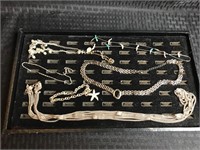 Assortment of necklaces and bracelets