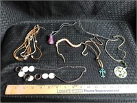 Assortment of Leather necklaces