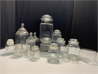 Glass Decanters Assorted Sizes