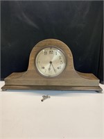 New Haven Mantle Clock w/ weight & key