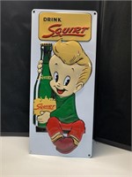 Squirt Metal Sign 18 1/2” x 8”