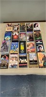 20 VHS Movies see pics for titles