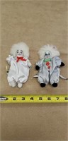 Miniature porcelain dolls