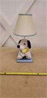 Snoopy lamp (works)