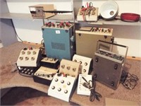 Decade Boxes, 2 Oscilloscopes, Power Supply