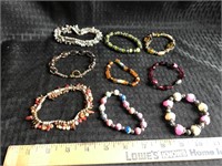 Set of 9 bracelets