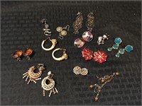 12 misc sets of earrings