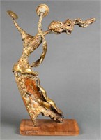 Thomas S. Young “Crash Cymbals” Bronze Sculpture