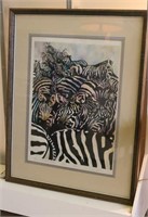 Zebra Art Print "Nothing is Black & White"
