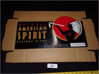Natural American Spirit Metal Tobacco Sign