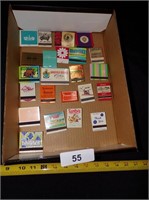 Assorted Advertising Matchboxes w/ Matches